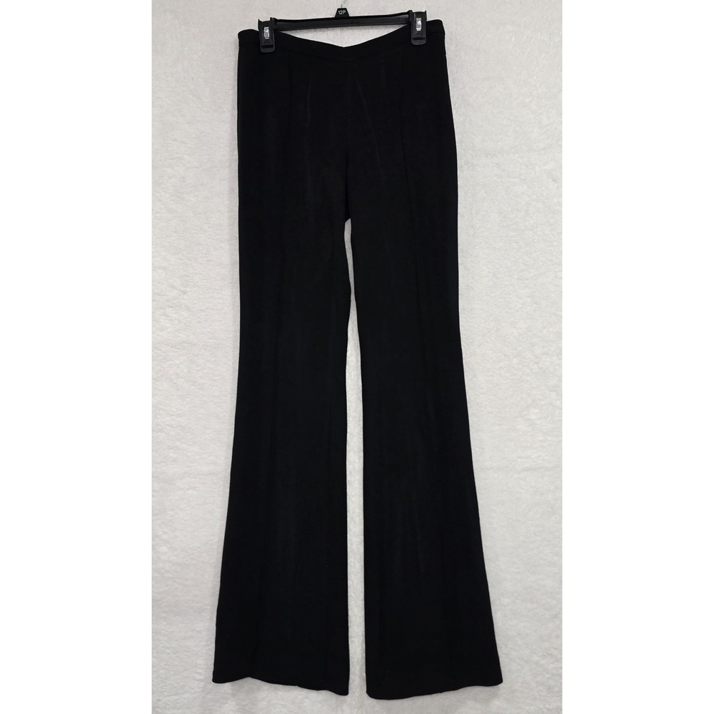 Andrew Gn Women's Black‎ Straight Leg Pants Size FR 40/US 8 Pleated